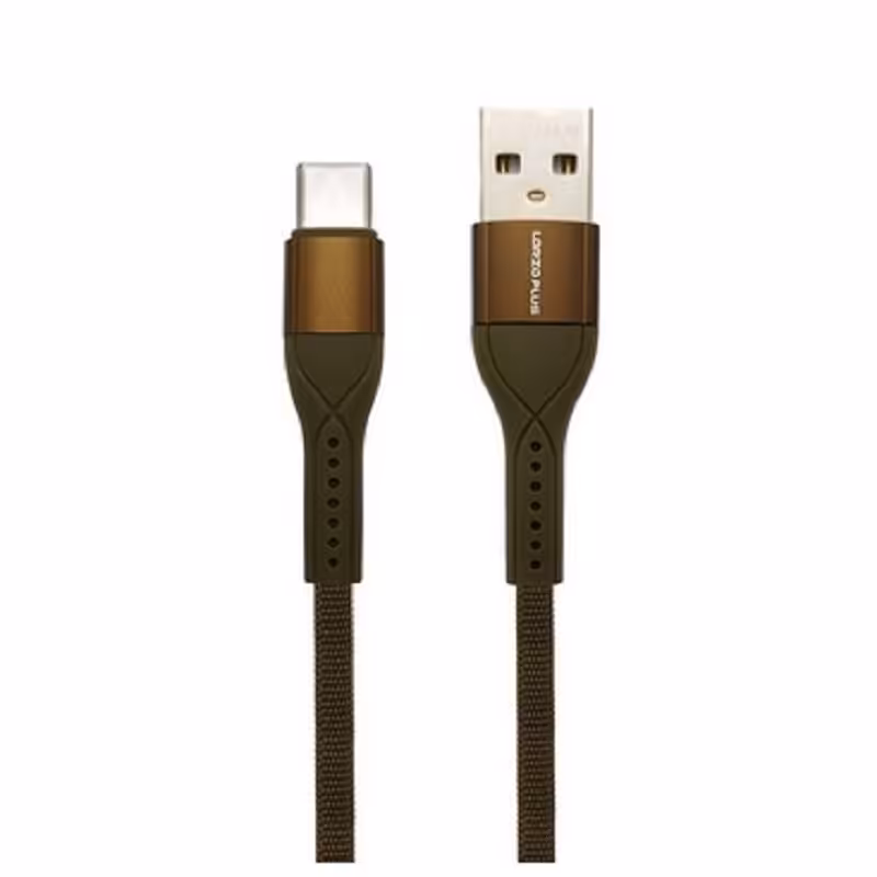 کابل تبدیل USB به USB-Type C لورزو پلاس مدل C20 طول 1 متر