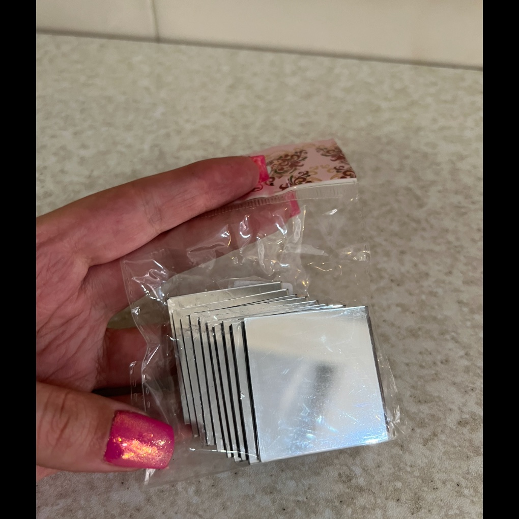 آینه مربع 4 سانت هر بسته 10 عددی