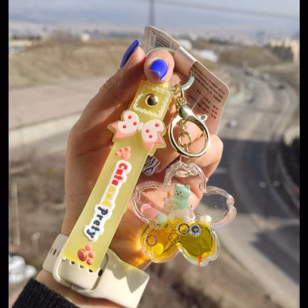 جاسویچی آکواریومی طرح گل و خرس سوار اسی تگ شاخ