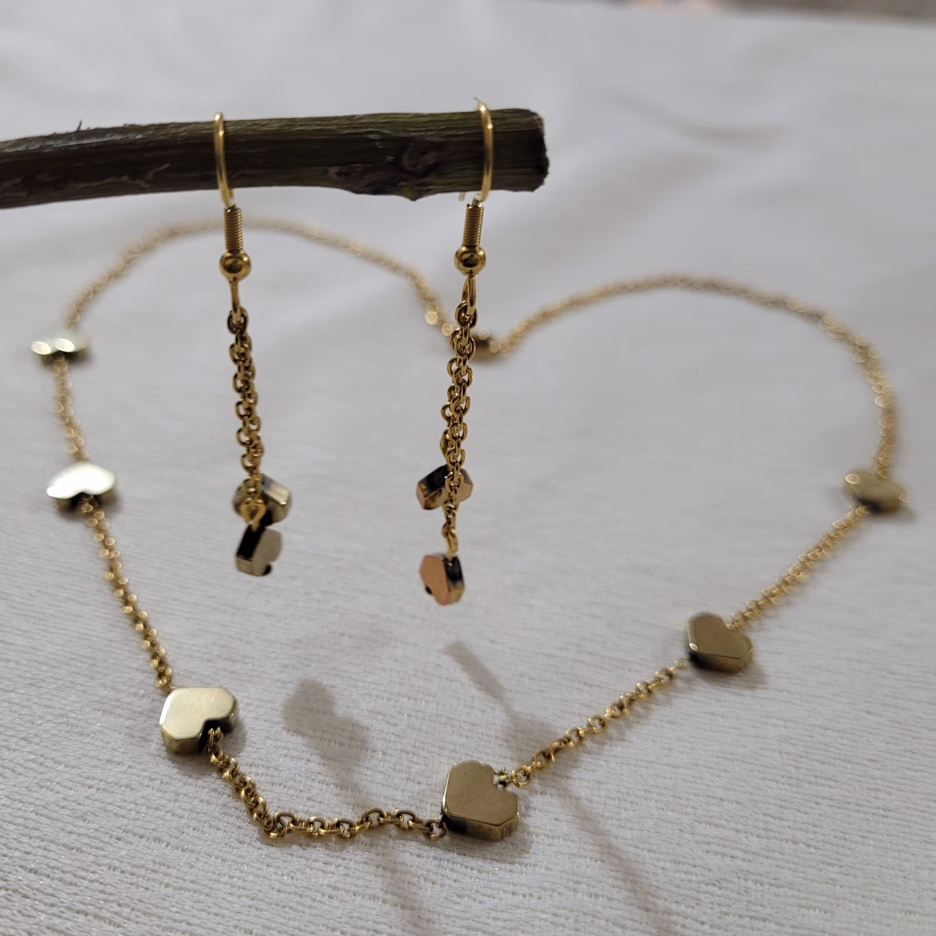 گردنبند استیل قلبی (128)