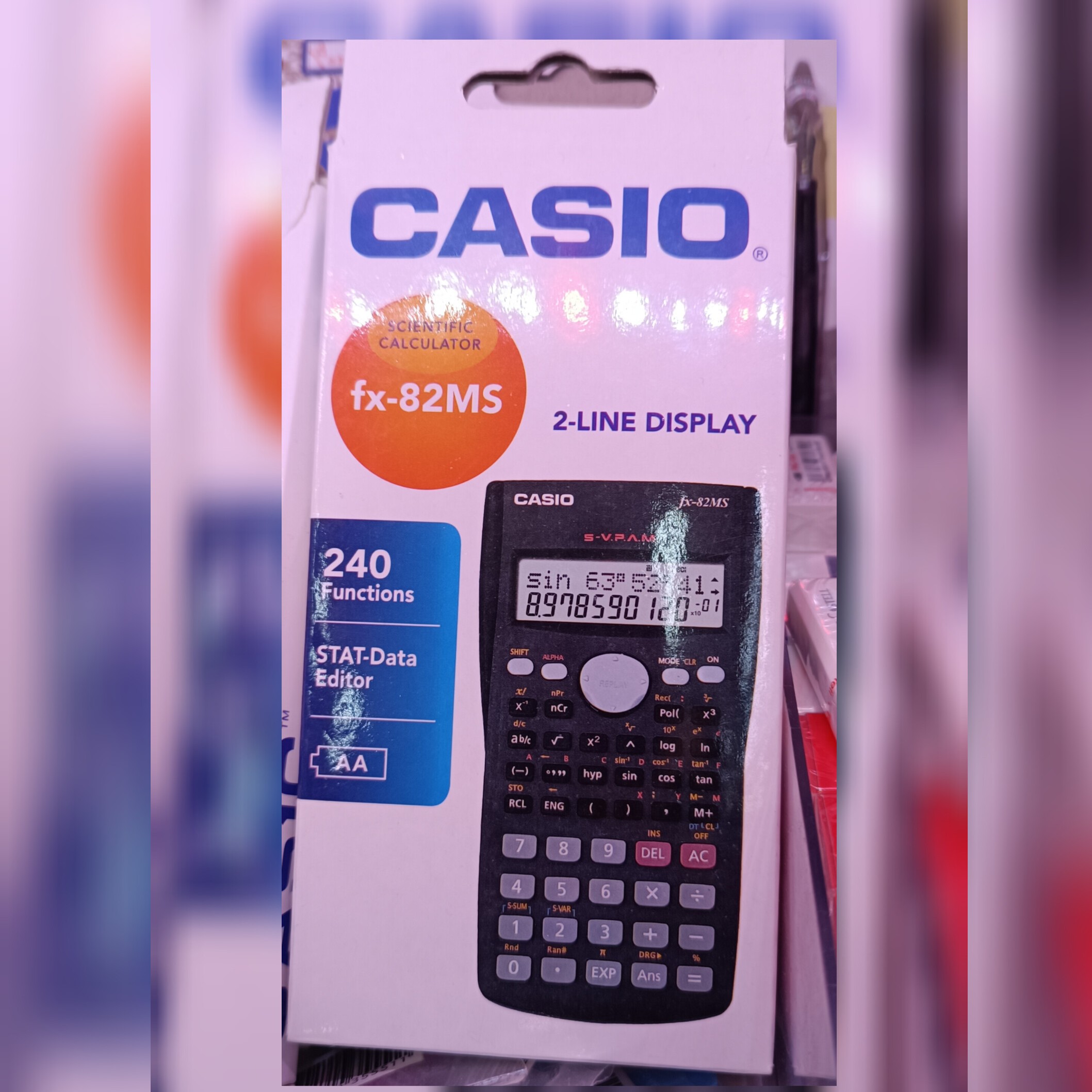 ماشین حساب مهندسی کاسیو FX-82-MS