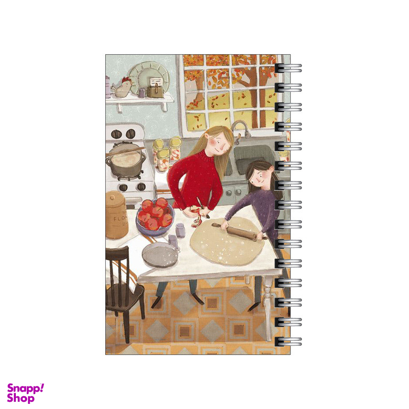 دفترچه یادداشت 60 برگ مدل to do list طرح کیک پزی در آشپزخانه کد 4417312