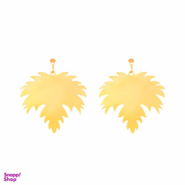 گوشواره طلا 18 عیار زنانه سانا گالری مدل برگ کد D10190