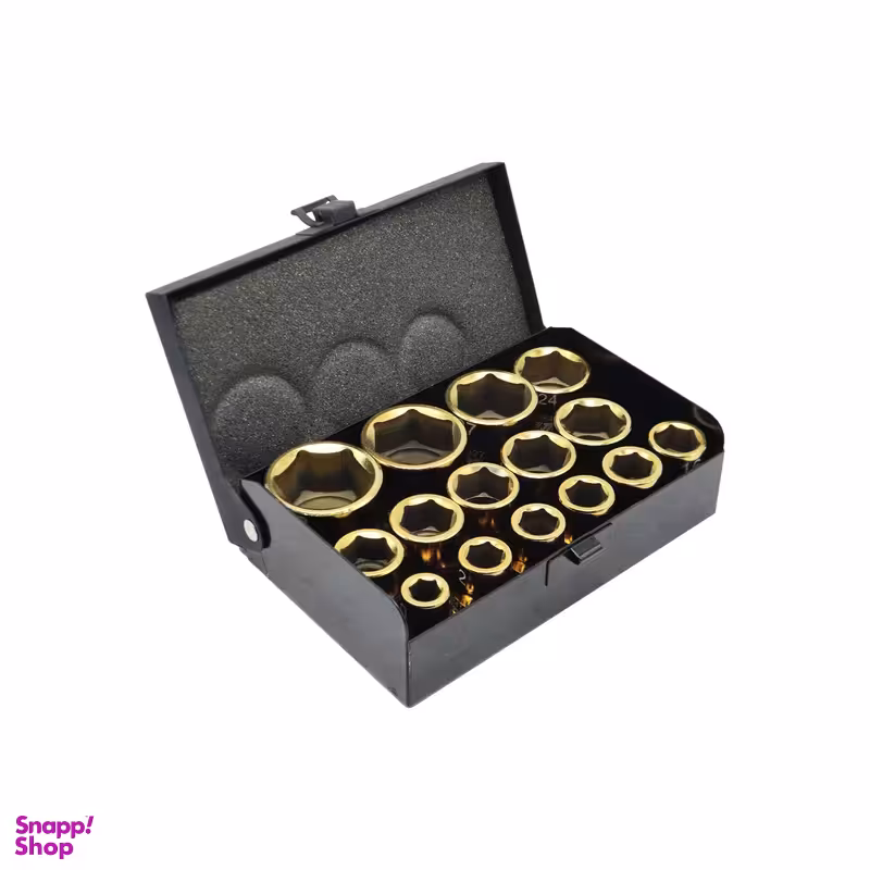 سری بکس جی تی سی مدل YP-ALIYAZH-15PCS مجموعه 15 عددی