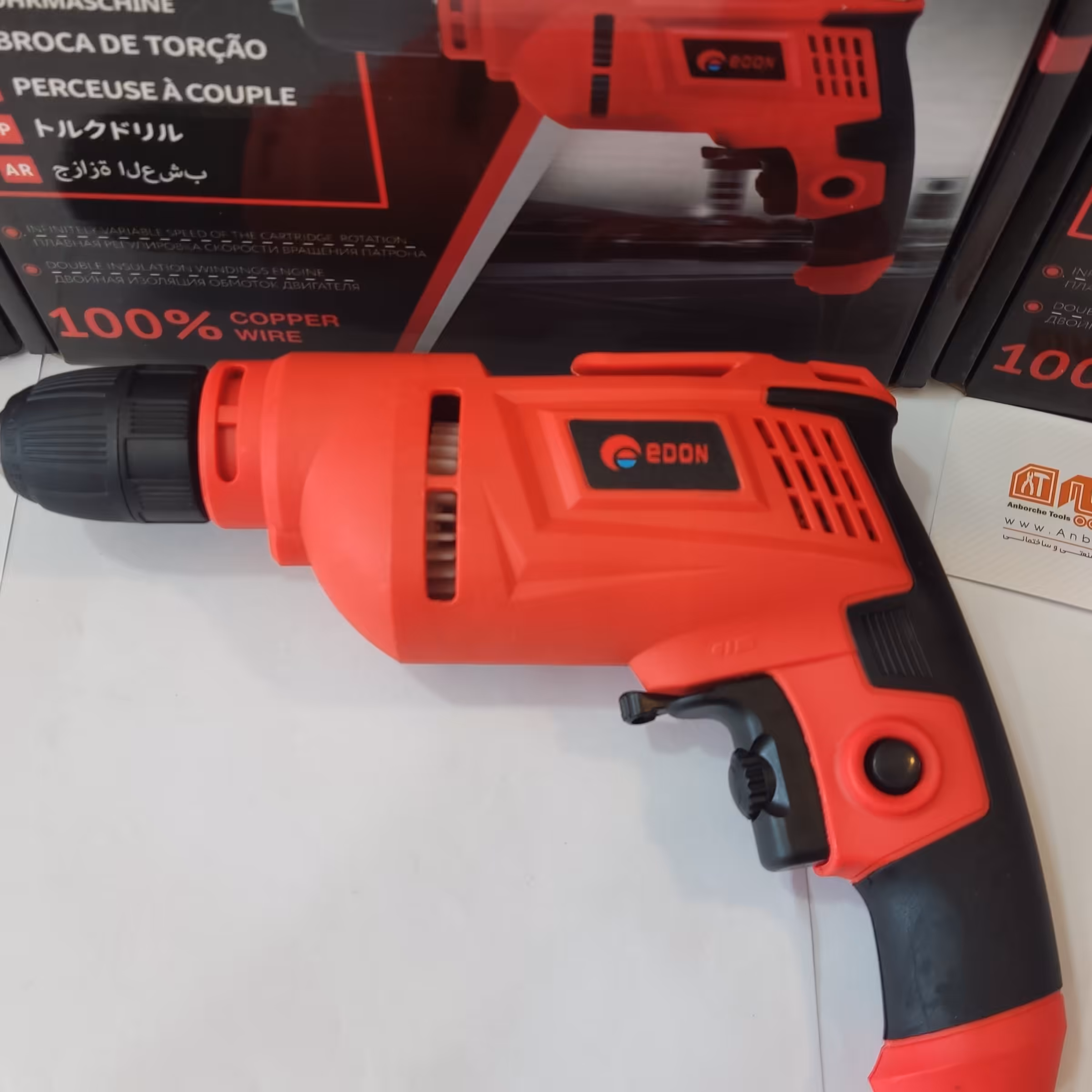 دریل 10 برقی دیمر دار ادون 