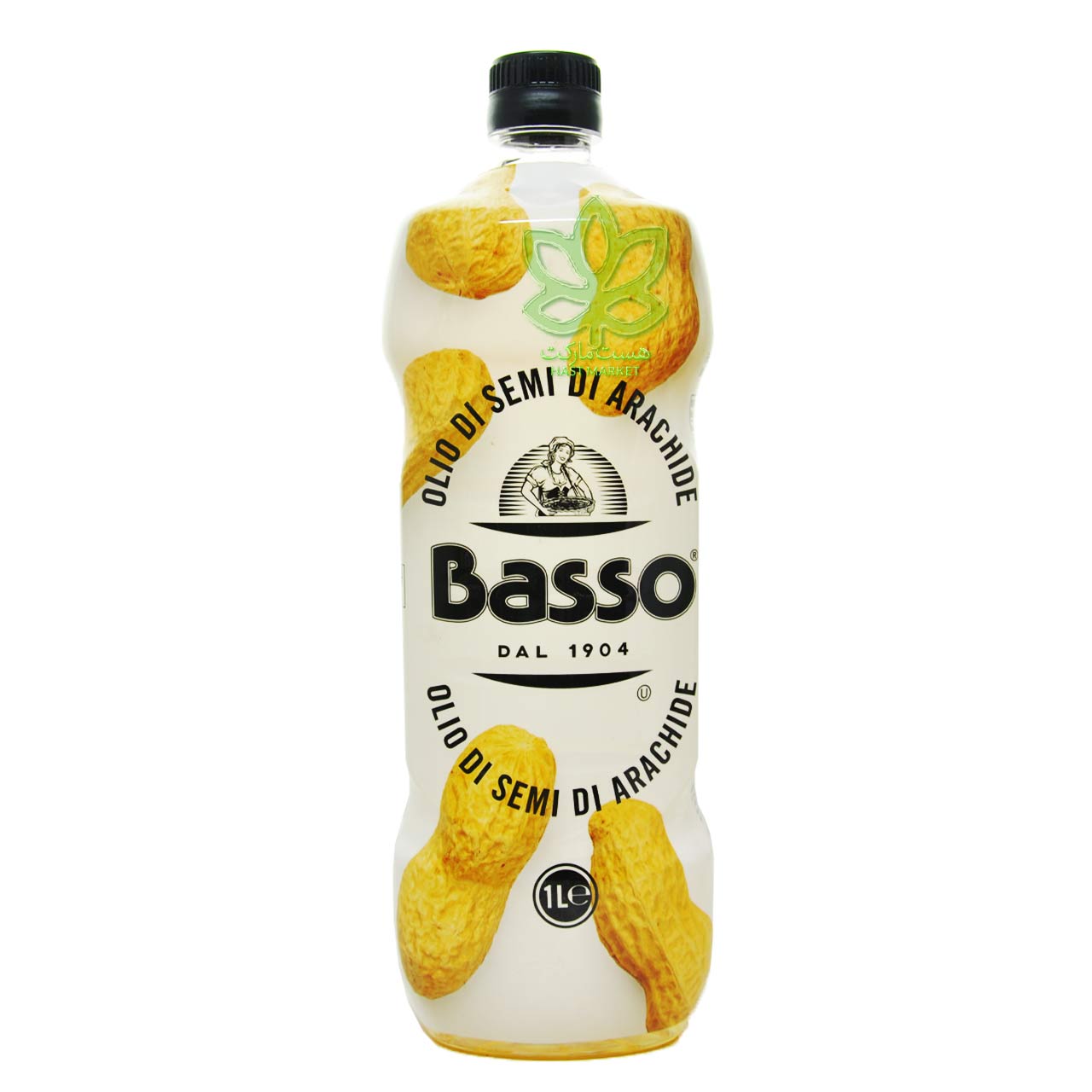 روغن بادام زمینی 1 لیتر باسو - basso
