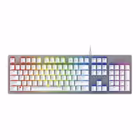 کیبورد گیمینگ ریزر HUNTSMAN Purple Switch Mercury White