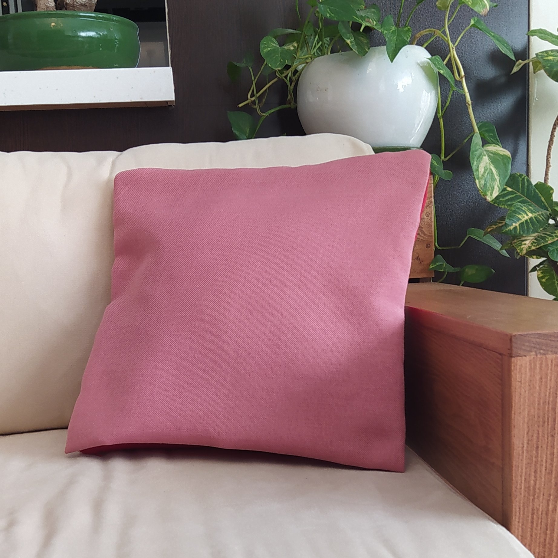 کاور کوسن صورتی