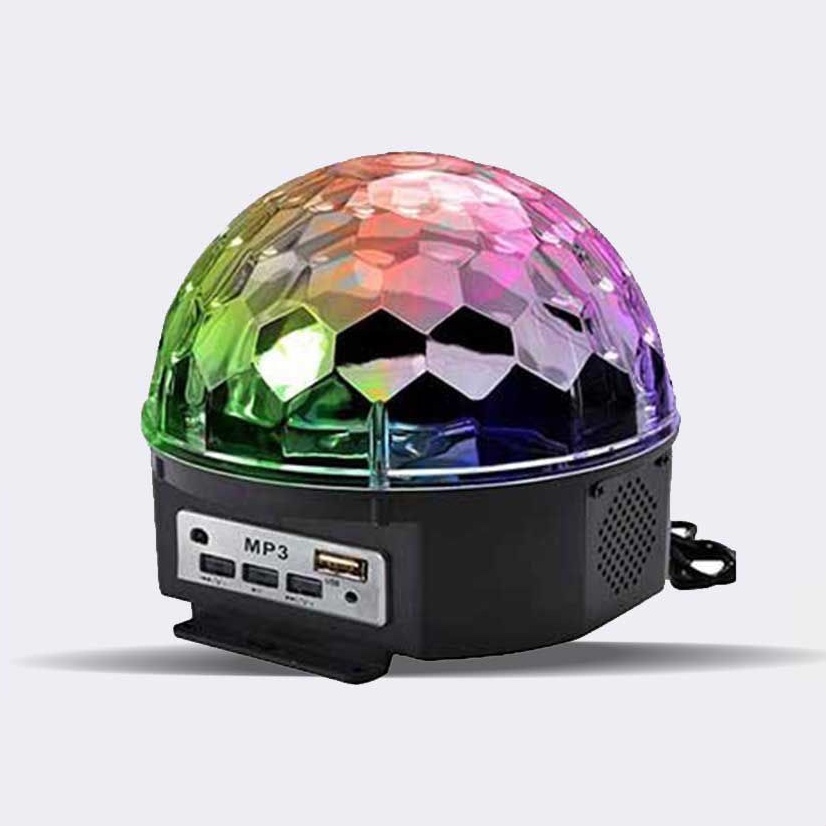 چراغ رقص نور مدل نیم کره دارای بلوتوث و اسپیکر
