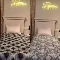 لحاف یک نفره طرح دو رو پترن طوسی