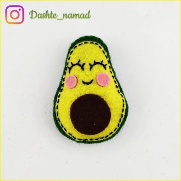 مگنت آووکادو نمدی (مناسب برای یخچال و کابینت و...)