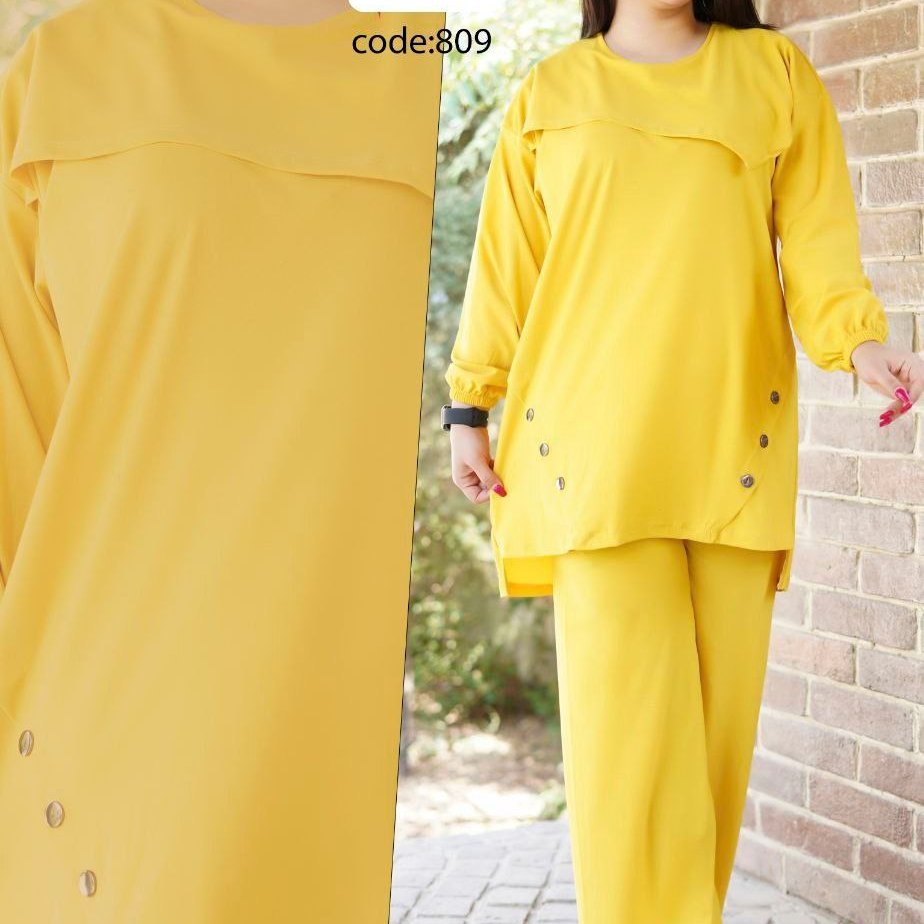 ست پیراهن و شلوار زنانه،ست بلوز شلوار زنانه کرپ