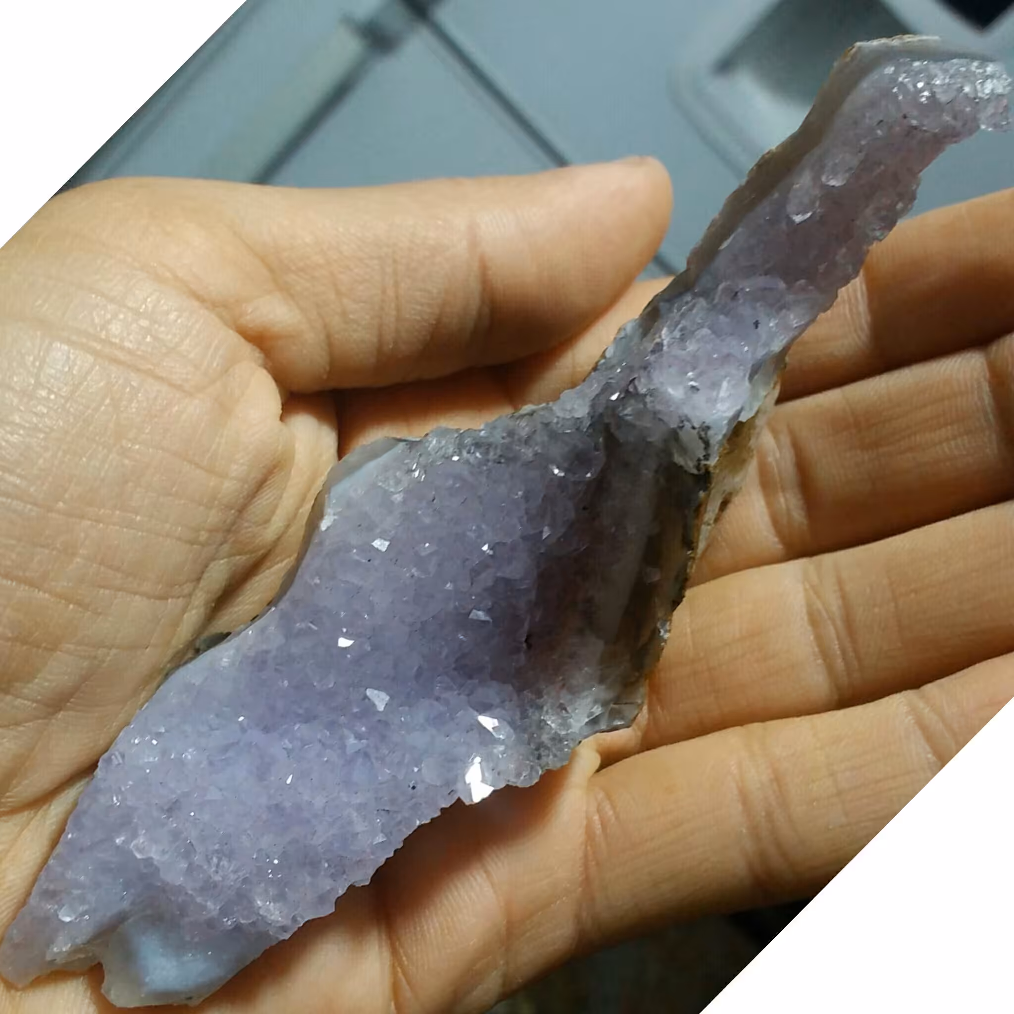 سنگ راف آمیتیس بلور درشت پر رنگ خارق العاده بسیار زیبا محششر دیدنی کاملا طبیعی شاهکار خلقت خاا ااص
