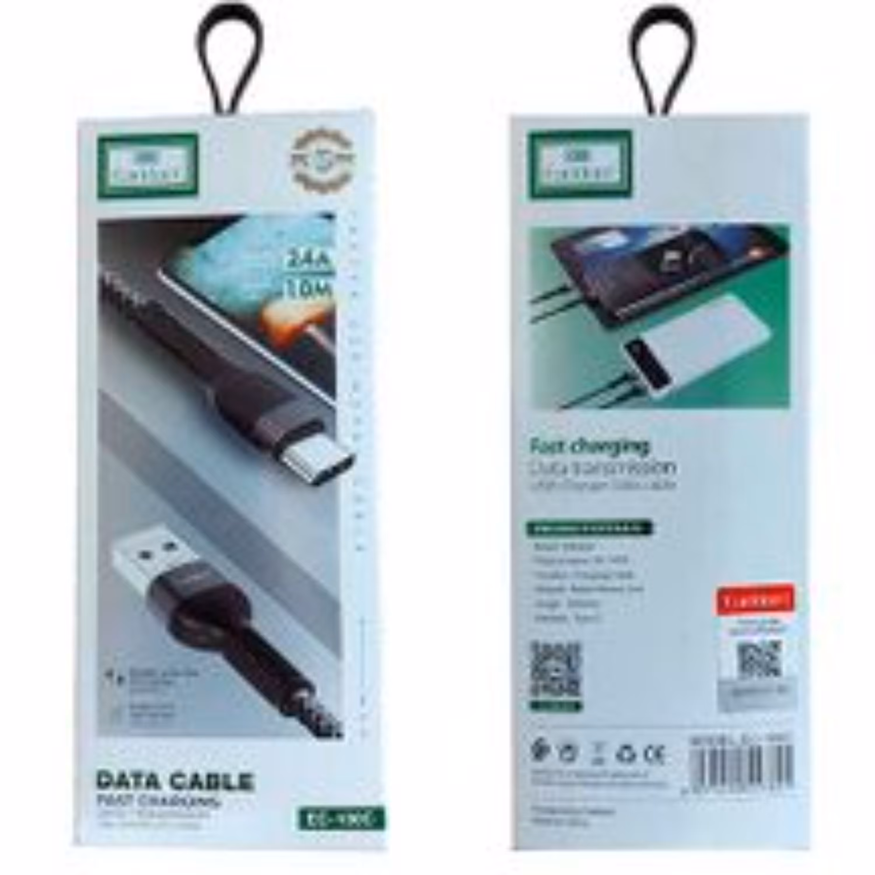 کابل شارژرتایپ سی ارلدام مدل EC-100C طول 1 م