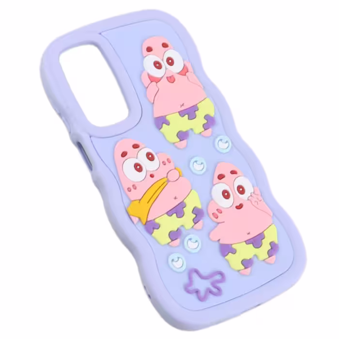 کاور مدل موج دار عروسکی برجسته مناسب برای گوشی موبایل شیائومی مدل Redmi 13 5G/Redmi 13 5G/ Redmi 12 4G