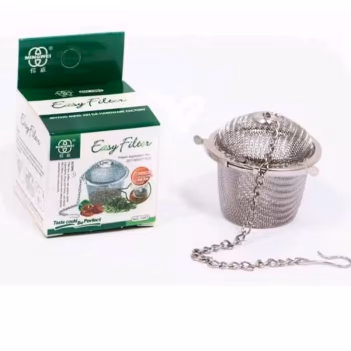 صافی چای فلزی برای دمنوش  چای و... استفاده میشه و از پخش شدن برگ گیاهان تو دمنوش جلوگیری میکنه