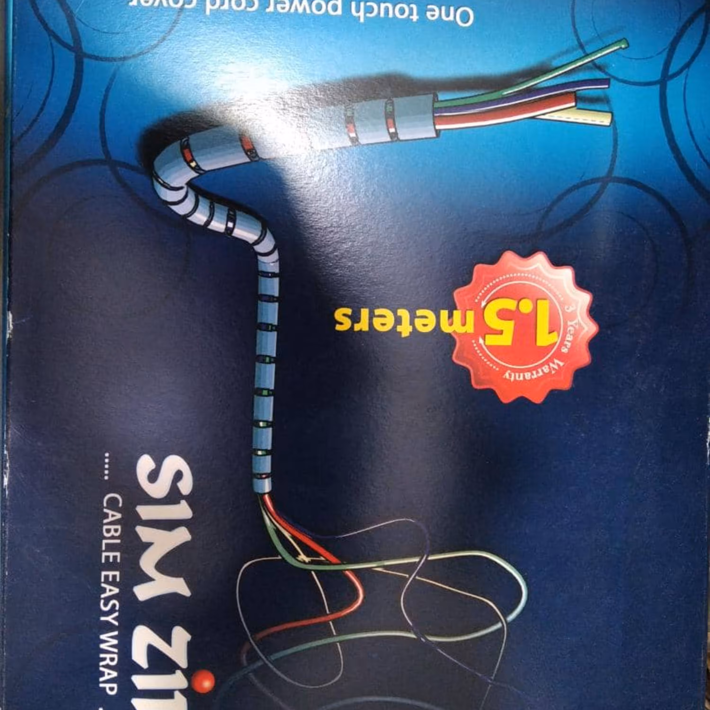 سیم زیپ یک ونیم متری بیست و دو میلی