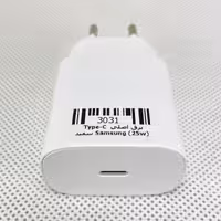 آداپتور شارژر 25 وات سامسونگ ویتنام 2 پین (اورجینال-اصلی)