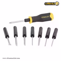 ست پیچ گوشتی دوسو و چهارسو استنلی 8 عددی مدل 511-62-0