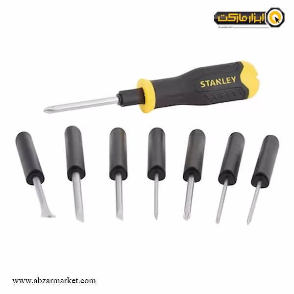 ست پیچ گوشتی دوسو و چهارسو استنلی 8 عددی مدل 511-62-0