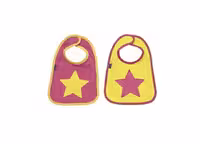 پیش بند 2 عددی ستاره زرد و سرخابی playgro كد 102887