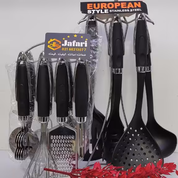 سرویس کفگیر ملاقه سلیکونی واقعی