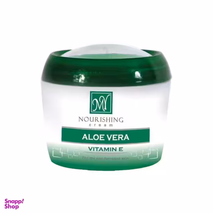 کرم نرم کننده و مغذی پوست مای (My) مدل Nourishing حاوی vitaminE & Aloevera حجم 200 میلی‌لیتر