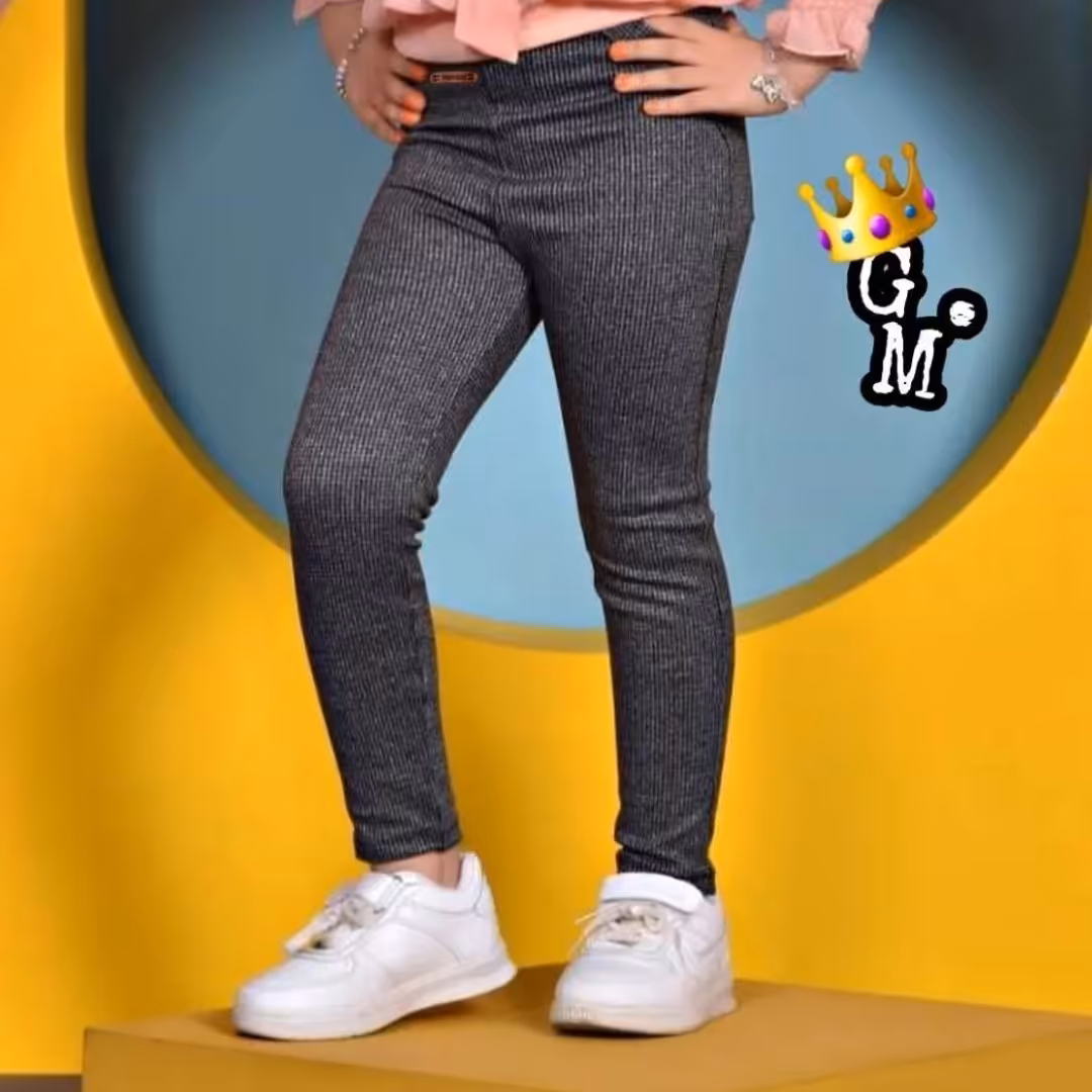 شلوار دخترانه بیرون پوش ژاکارد کشی اعلا  سایز  70