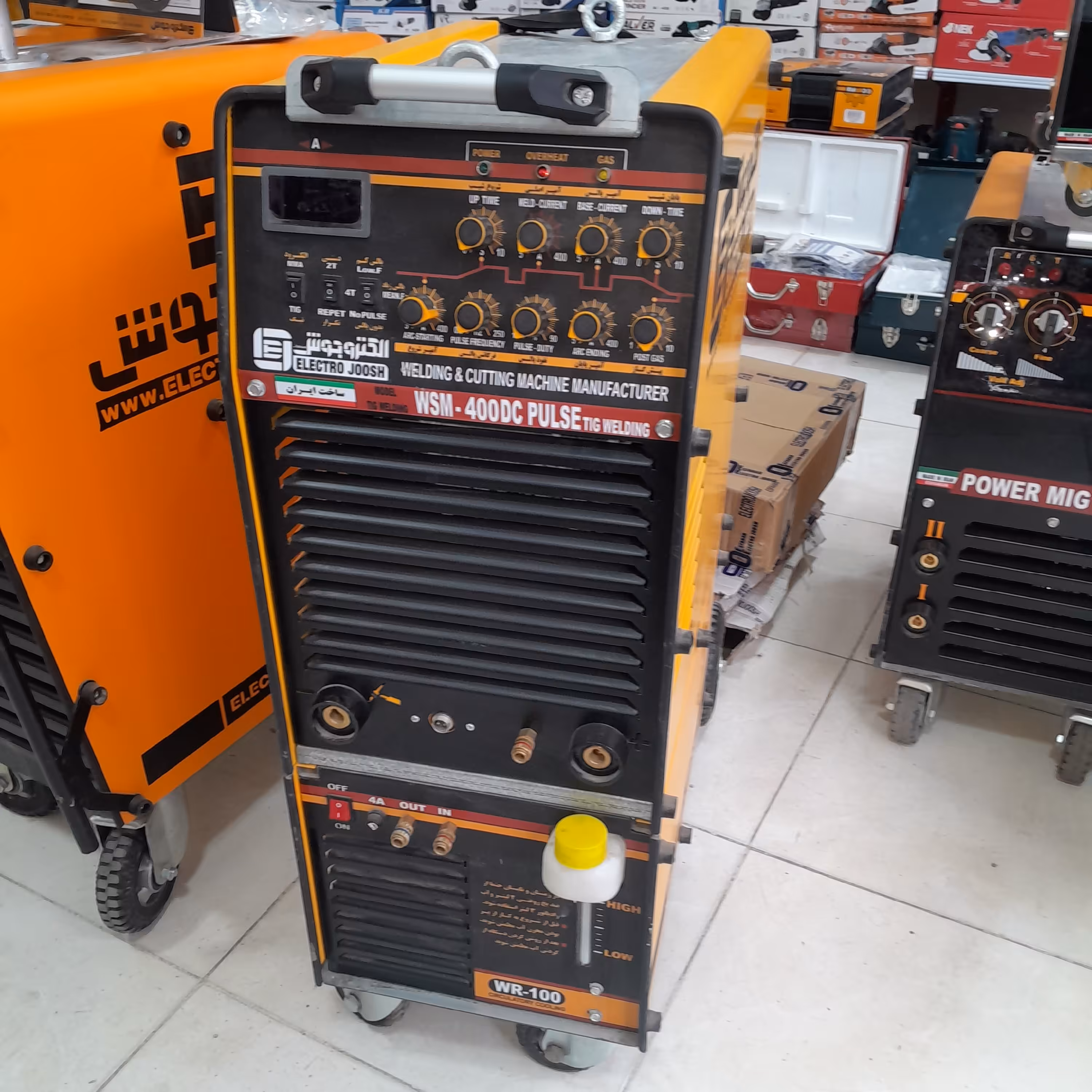 دستگاه جوش 400امپراب خنک TiGالکتروجوش با گارانتی 1ساله