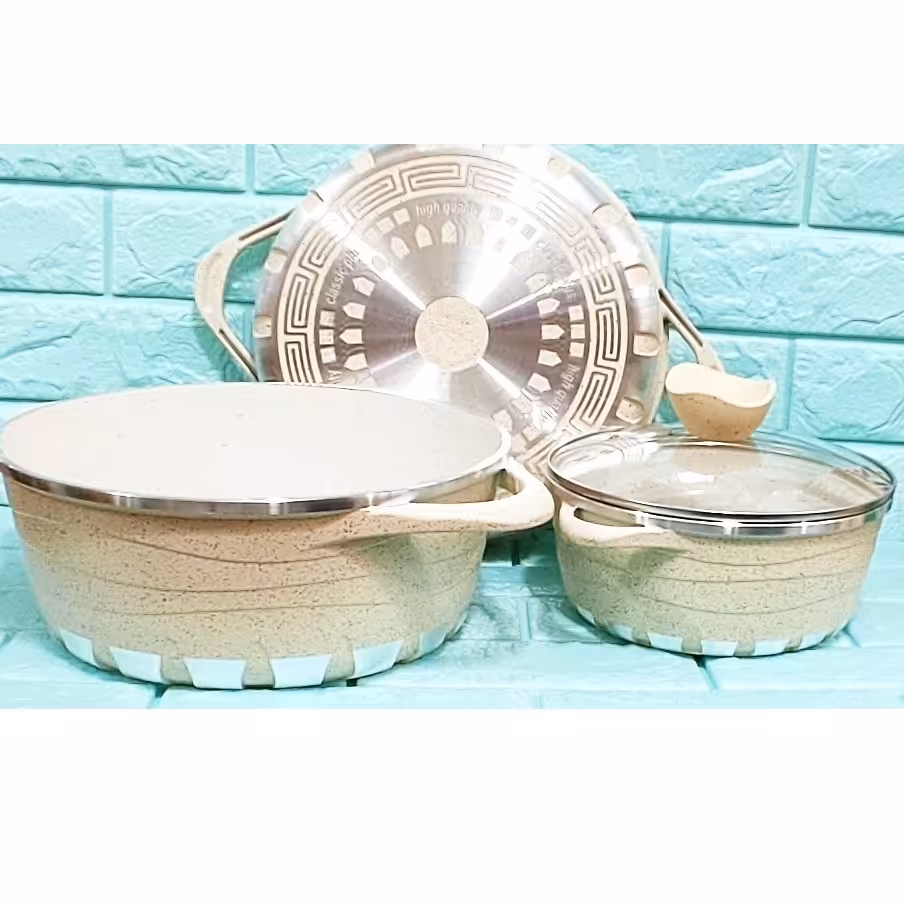 سرویس قابلمه گرانیتی یونیک16  پارچه - سرویس قابلمه 16 پارچه