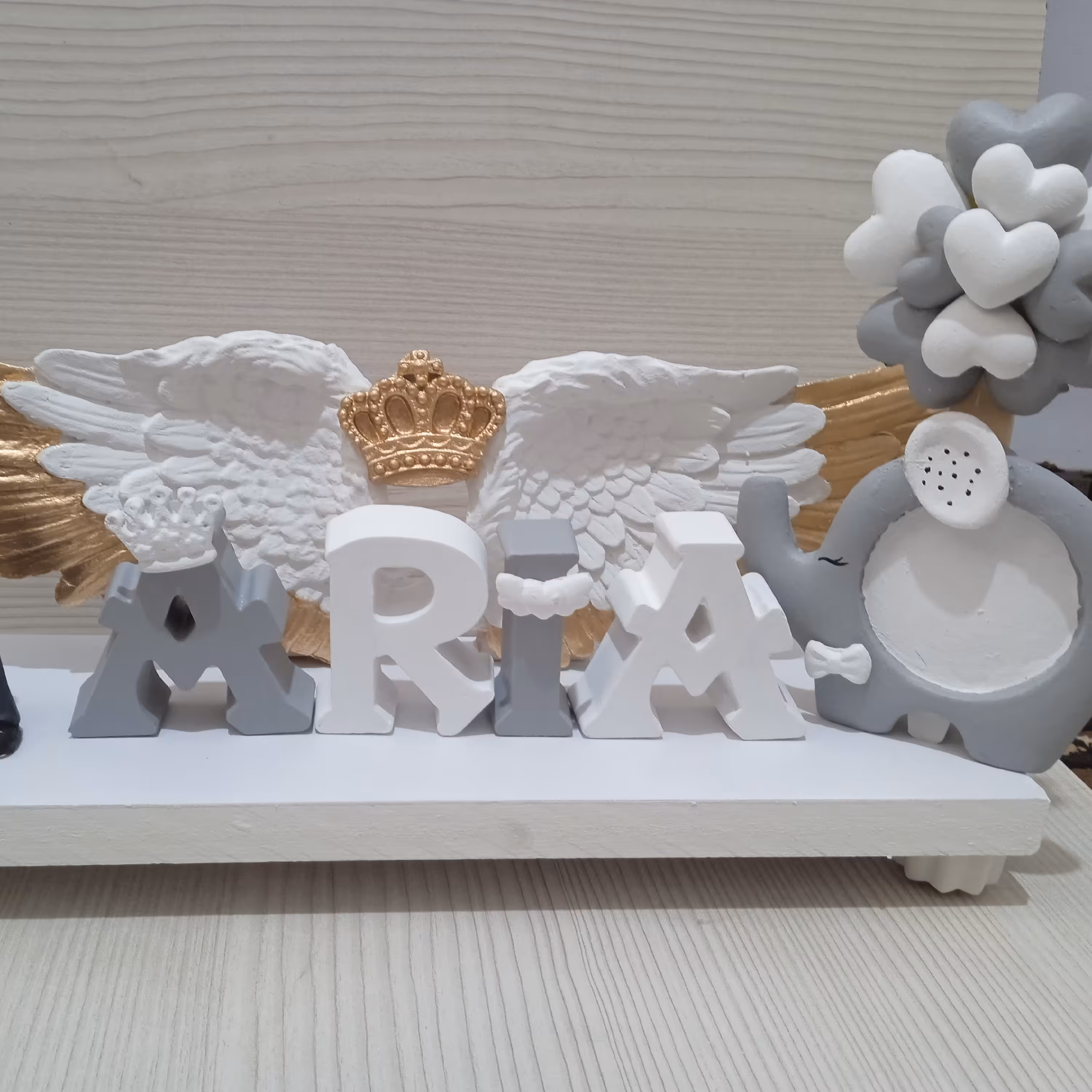 استند اسم آریا ساخته شده با پودر سنگ هنری ترک قابل شستشو 