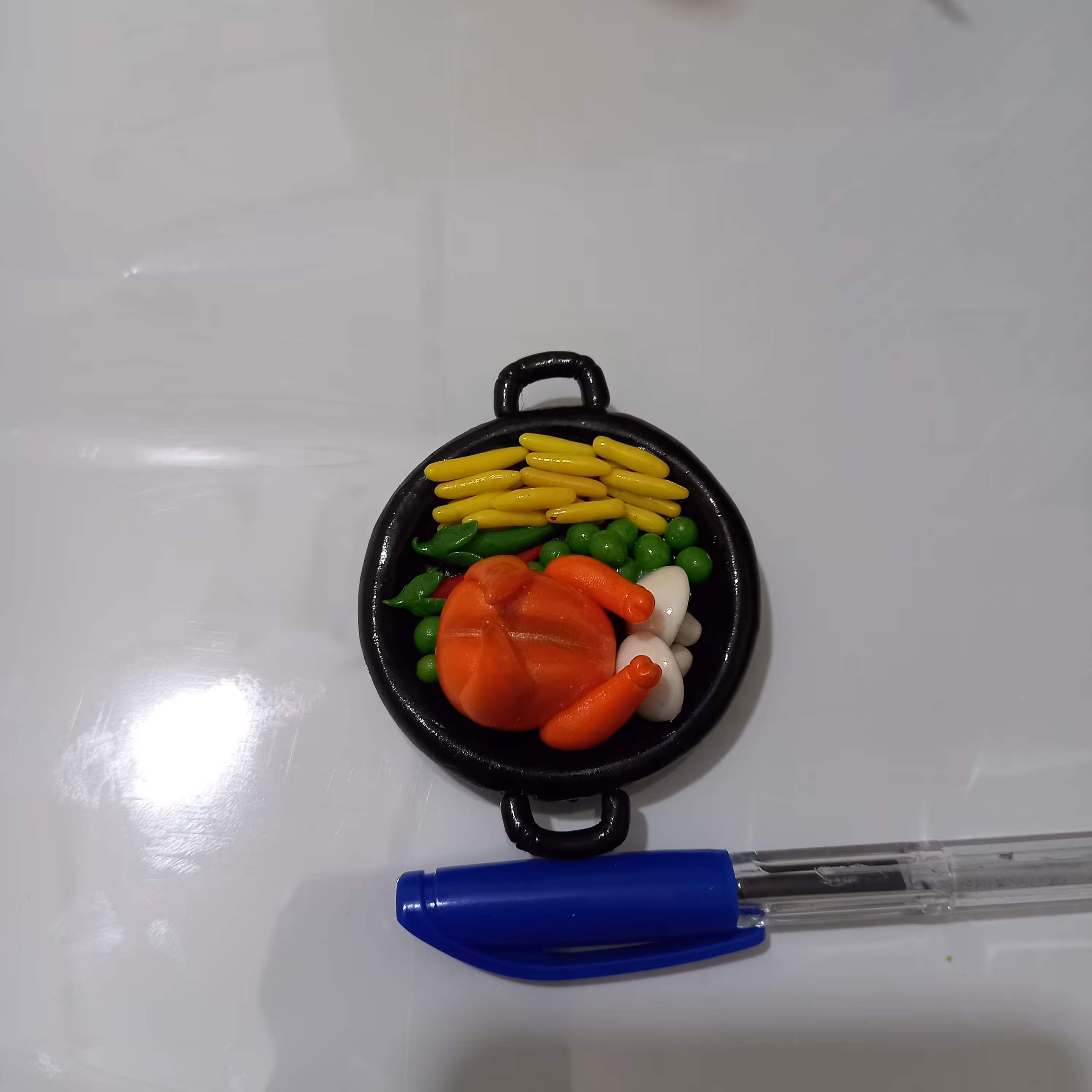 مگنت تابه مرغ ، دستساز ، خمیر ایتالیایی