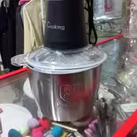 خرد کن 3لیتیری استیل  چهار تیغه اصل مارک cookingاصل دوموتوره، موتور سنگین،برای خرد کردن گوشت سالاد و سبزی جات عالی هستش 
