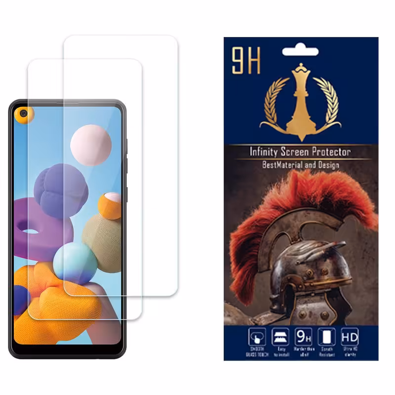 محافظ صفحه نمایش اینفینیتی مناسب برای سامسونگ Galaxy A21 بسته دو عددی