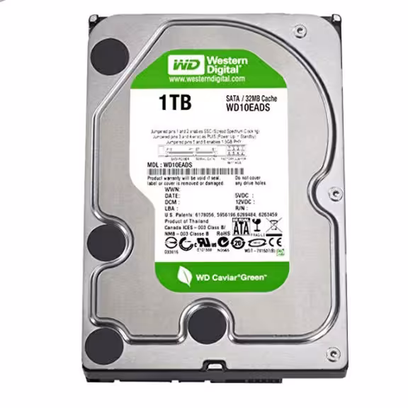 هارد 1 ترابایت سبز وسترن