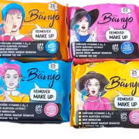 دستمال مرطوب  آرایشی بانیو 25 عددی بدون الکل