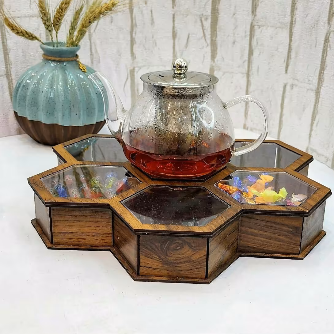 تیبگ چوبی 6 ضلعی 