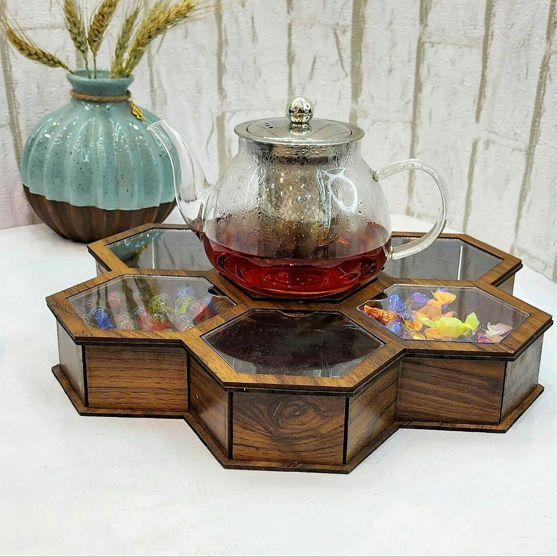 تیبگ چوبی 6 ضلعی