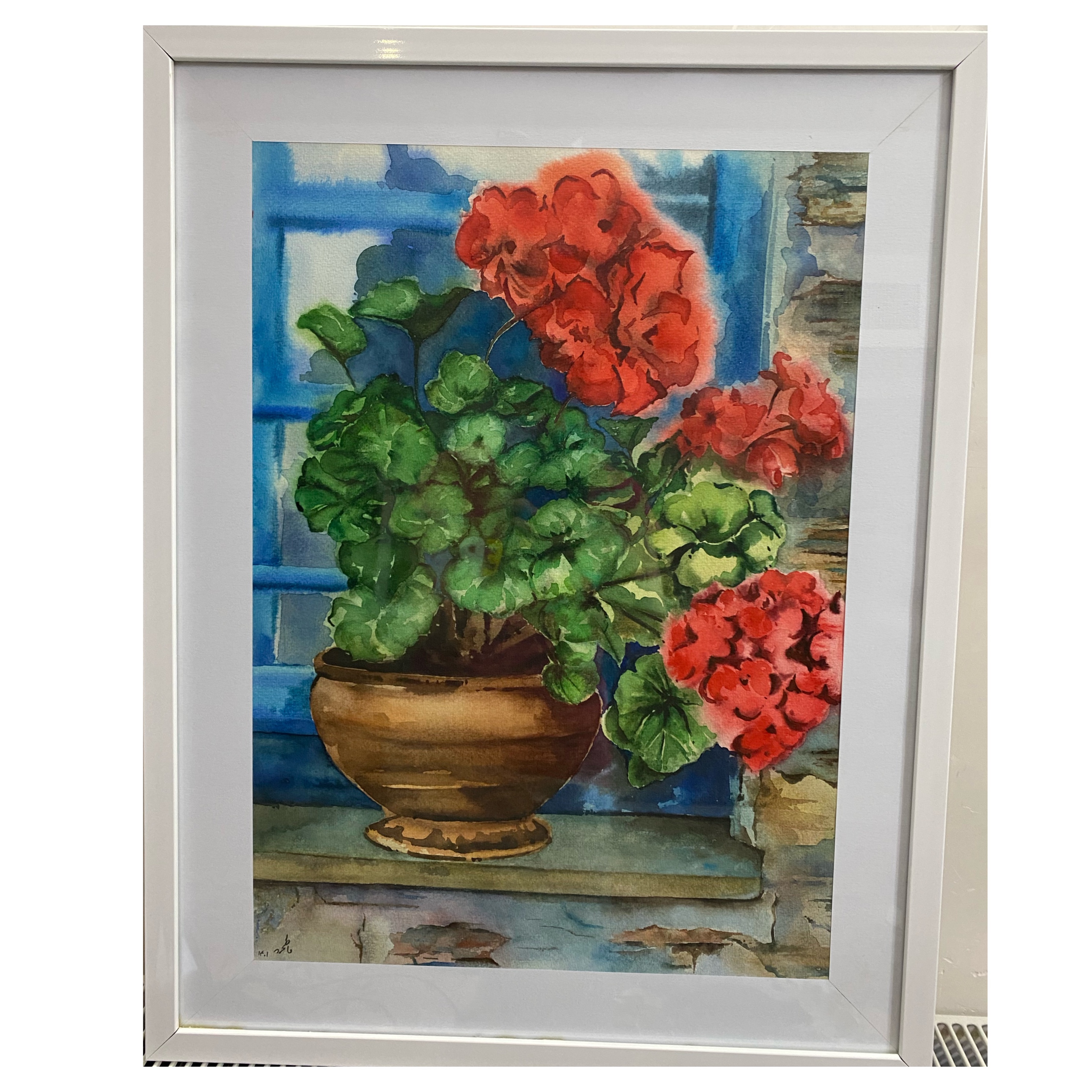 تابلو ابرنگ شمعدونی