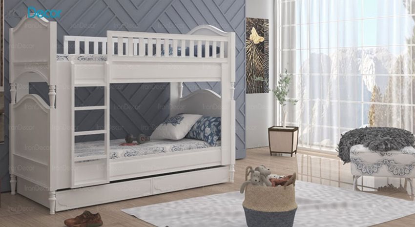 تخت خواب دو طبقه نوجوان مدل H6512