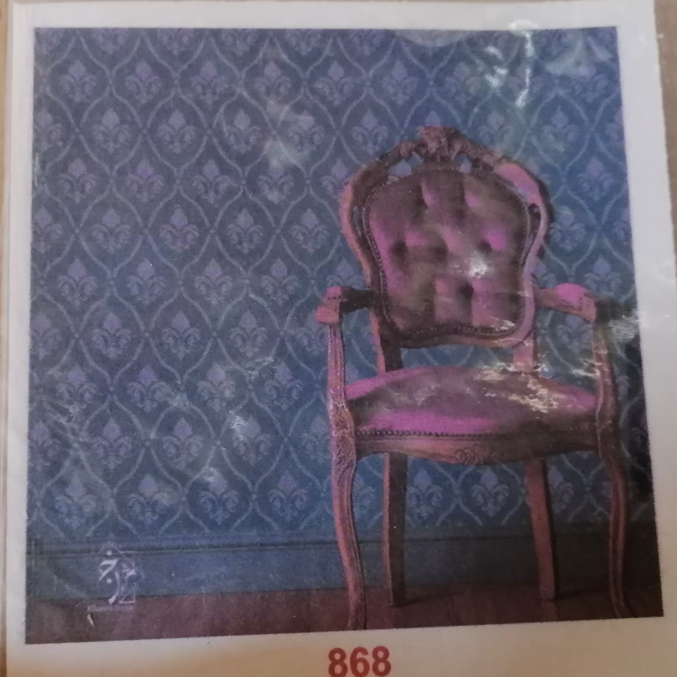 شابلون طرح کاغذ دیواری سایز 30 در 60 کد 868
