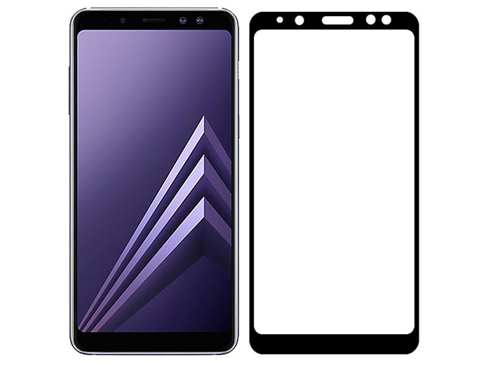 محافظ صفحه نمایش شیشه ای سامسونگ Full Glass Screen Protector Samsung Galaxy A8 Plus 2018