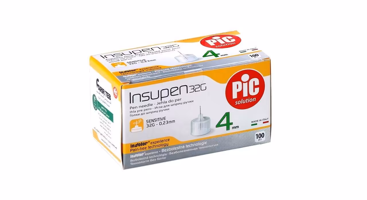 سر سوزن انسولین پیک شماره 4