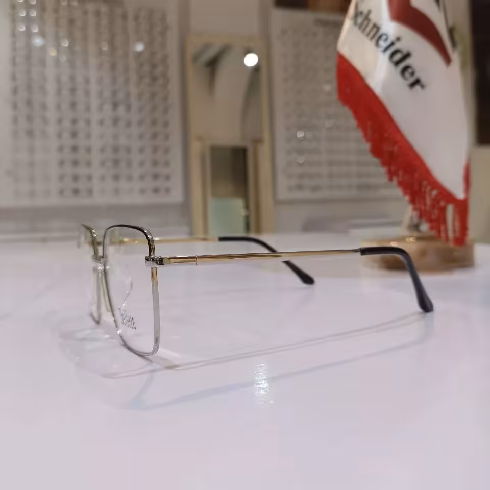 فریم عینک طبی فلزی دور کامل مربعی فانتزی