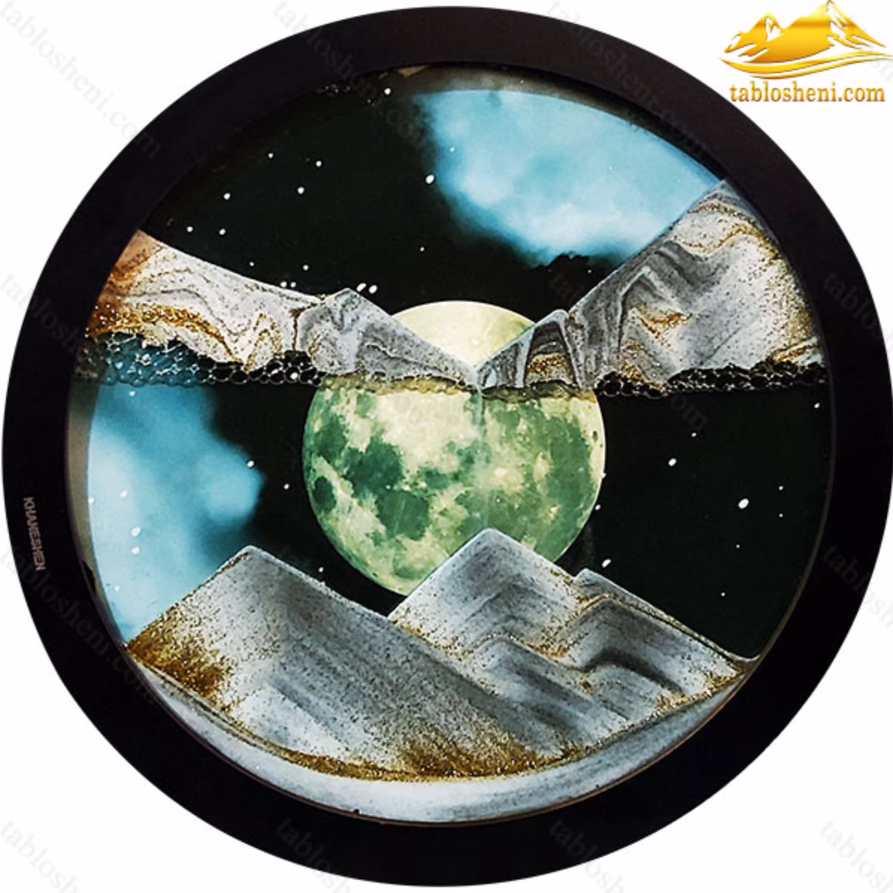 تابلو شنی کد 12 طلایی    26 سانتی