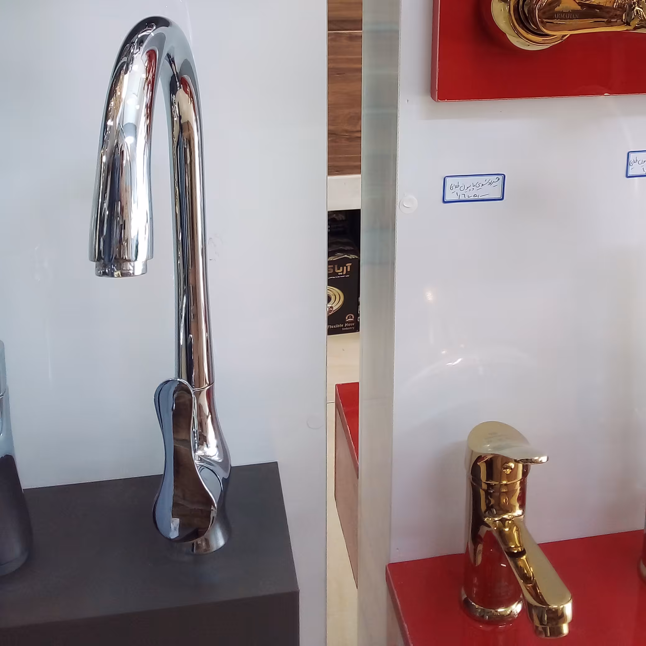 شیرظرفشویی راسان مدل صدف کروم(ارسال تیپاکس پس کرایه)