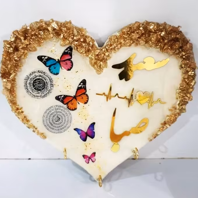 جا کلیدی اسم مدل قلب 