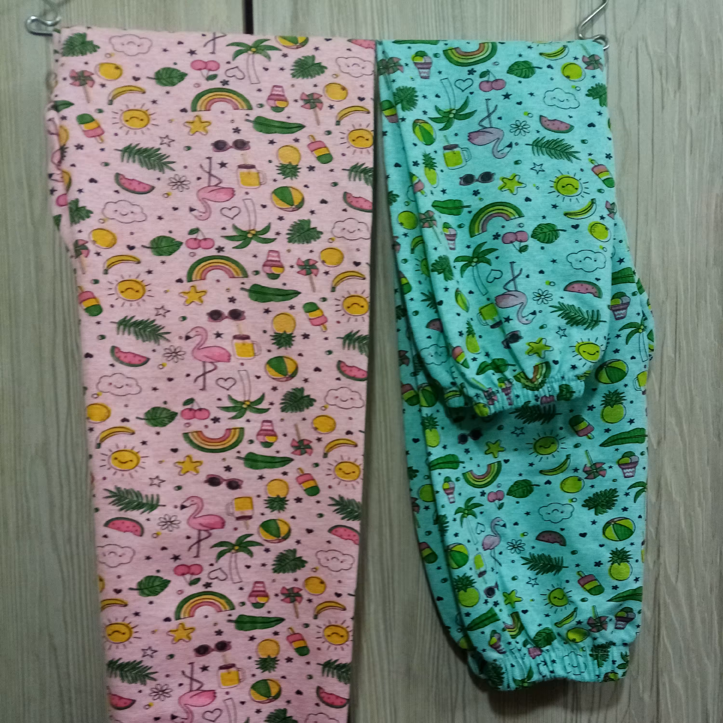 شلوار راحتی خونه ای دخترانه طرح دار عروسکی