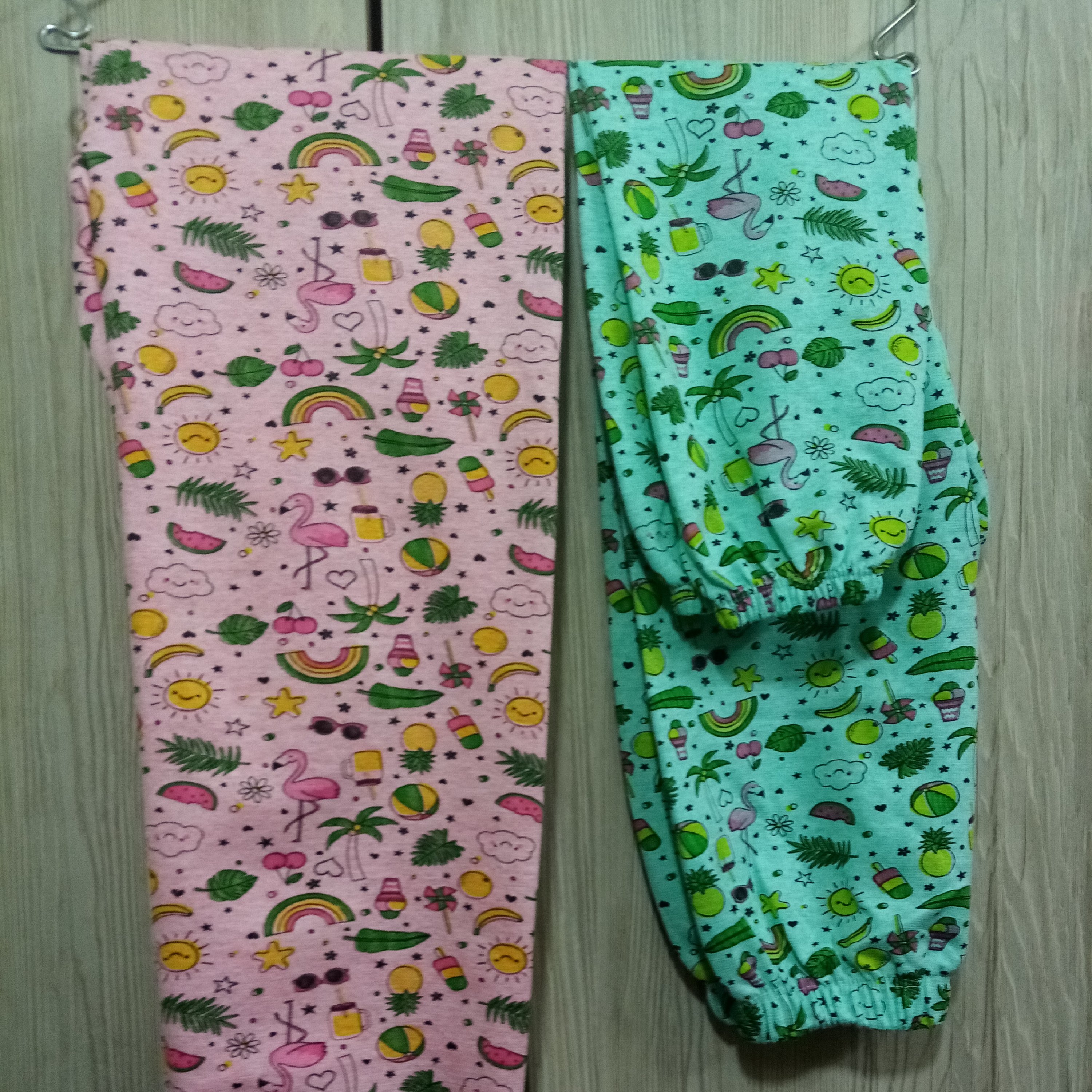 شلوار راحتی خونه ای دخترانه طرح دار عروسکی