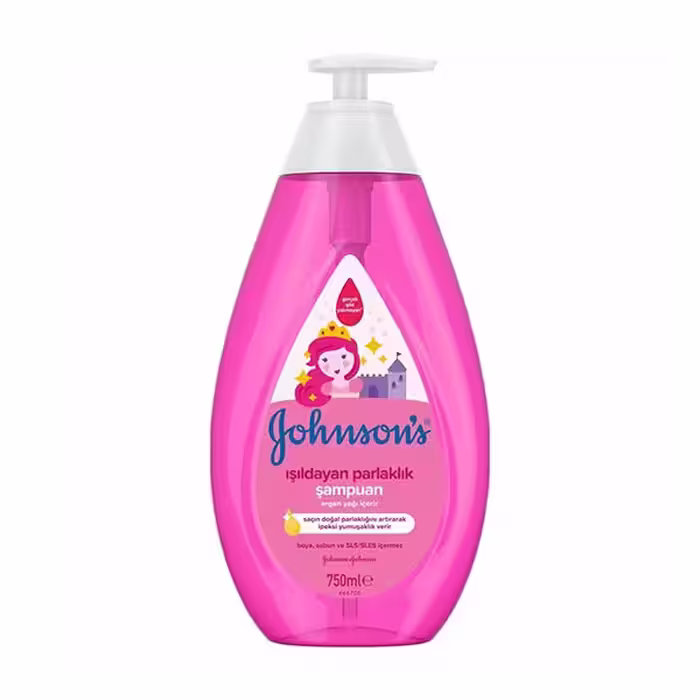 شامپو سر کودک جانسون Johnson’s حاوی عصاره آرگان مدل isildyan parlaklik حجم 750 میلی